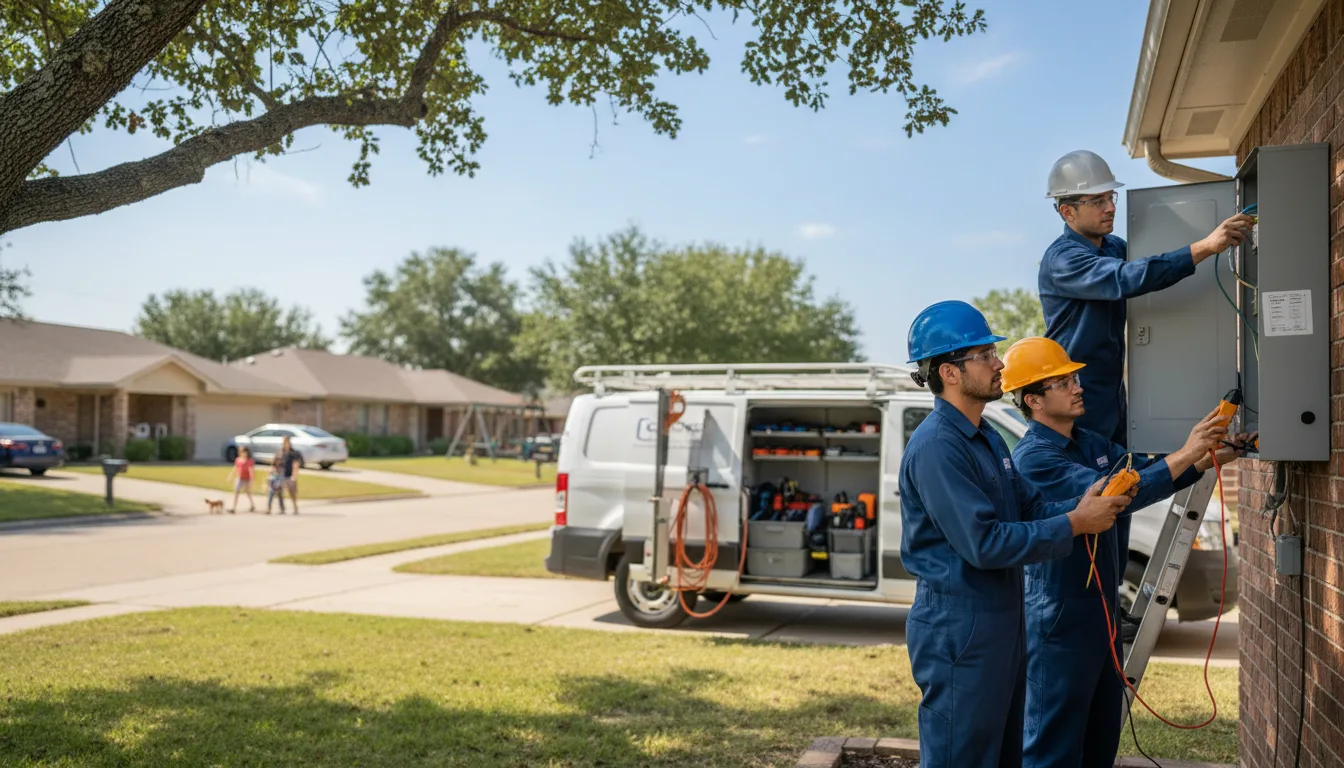 Certified electrician providing emergency electrical services in Ringgold, TX